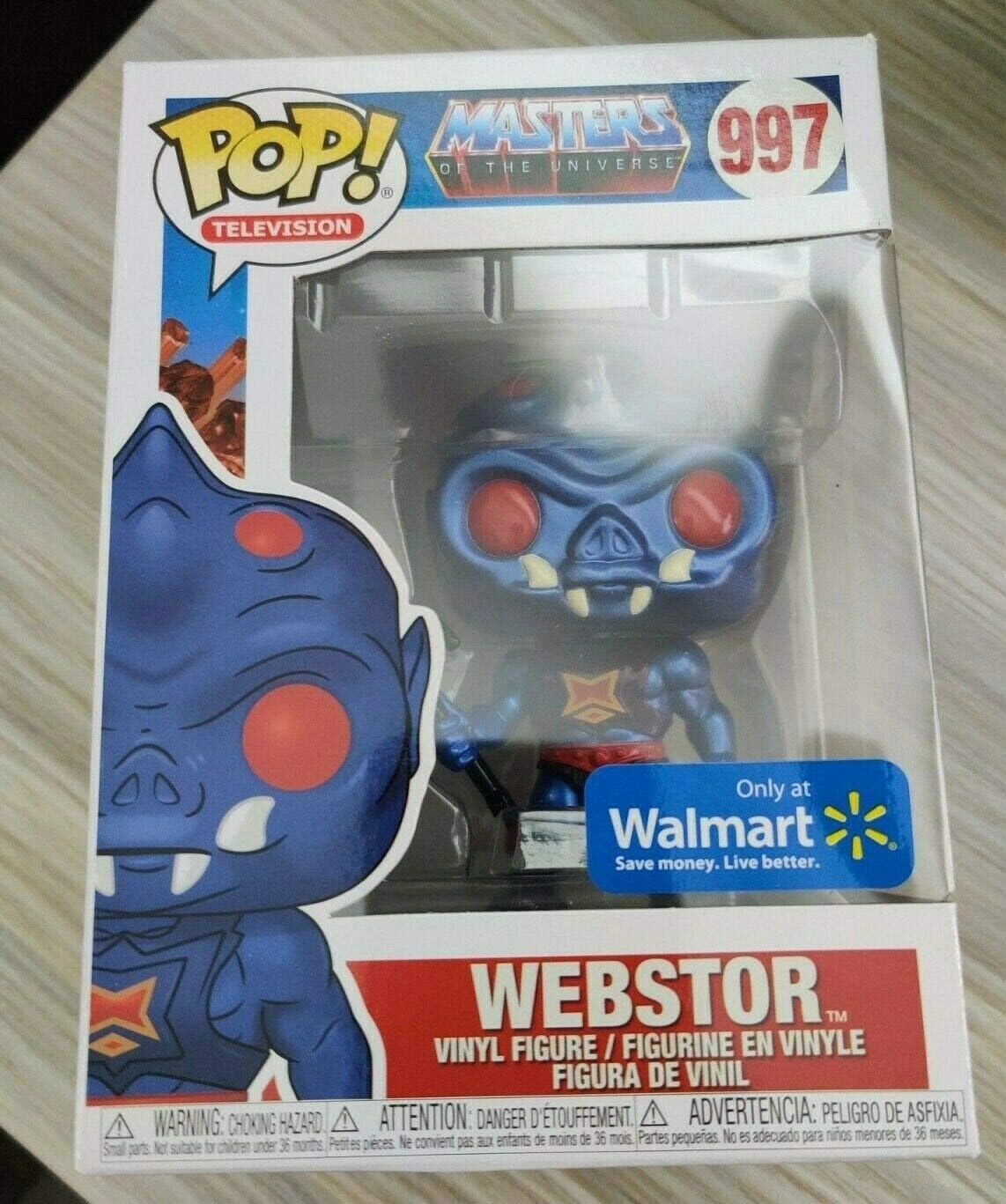 Funko Pop! Masters of The Universe Metallic Webstor Exclusive 997