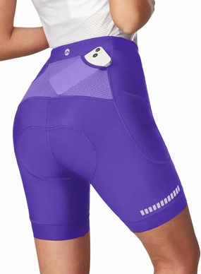 Heathyoga Womens 4D Padded Bike Shorts with Pockets Padding Cycling Shorts Women Bicycle Shorts Biker Biking Shorts
