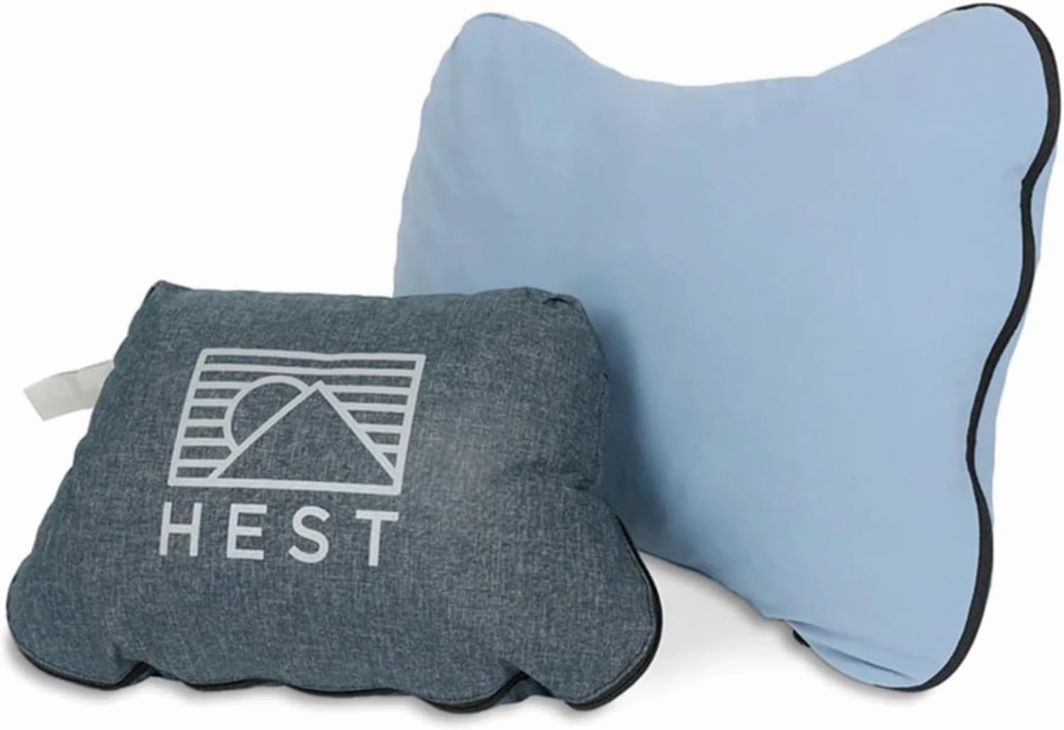 HEST Camp Pillow (Medium) - Temperature Resilient Memory Foam - Essential for Camping, Backpacking, and Outdoor Adventures - Compact Packable Travel Pillow - 15" L x 22" W