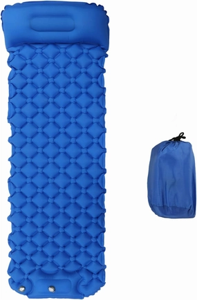Inflatable Sleeping Mat, Camping Sleeping Pad, Sleeping Pad for Camping with Built in Pump, Backpacking Camping Air Mattress for Outdoor