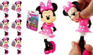 JA-RU Disney Original Stretchy Minnie Mouse Toy (6 Stretchy Toy Figure) Squishy Fidget Toys for Kids. Stress Reliever Sensory Items. Bulk Classroom Prizes Elementary. B-6900-6