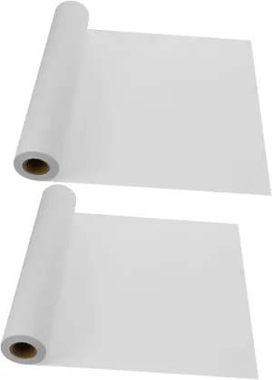KAILIKETIY 2rolls White Craft Paper Blank Drawing Paper for Boys and Girls Art Doodling Projects Safe and Strong for Home School and Commercial Use