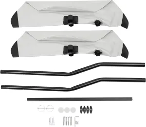 Kayak Canoe Outrigger Stabilizers, 2PCS Inflatable Kayak Outrigger Float, PVC Inflatable Pontoon Fishing Float Tube Kit, for Canoes Kayaks Fishing Boats