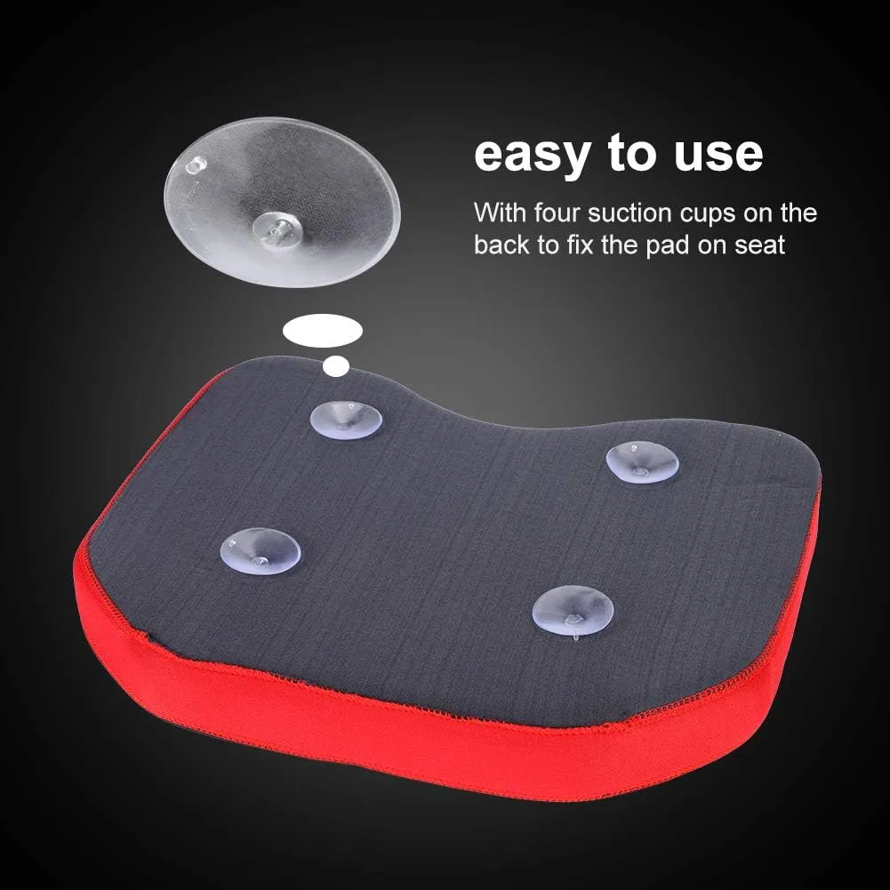 Kayak Seat Cushion, Memory Foam Soft Comfortable Kayak Canoeing Seat Cushion Pad (Black)