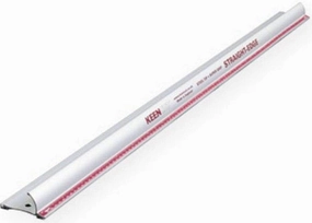 Keencut 60008 Precision Safety 18" Laser-Trued Steel Tip Straight Edge, Super-grade Anodizing for a Good Lifetime Appearance and Function, Embedded Steel Edge to Resist Wear