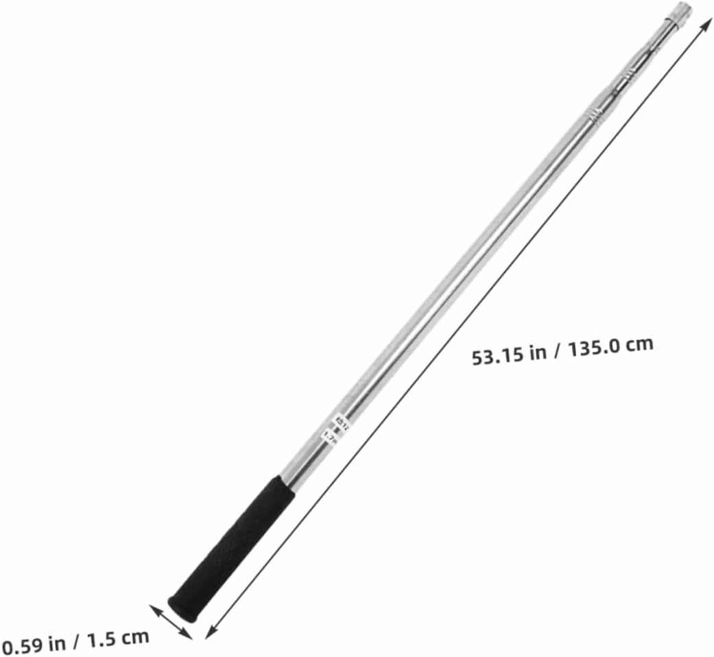 KESYOO Telescopic Fishing Net Rod Stainless Steel Portable Design for Crayfish Lobster Easy to Store Basket Rod
