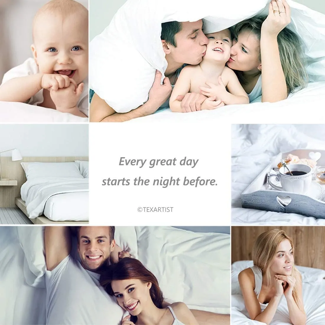 King Mattress Pad Quilted Fitted Mattress Cover Pillow Top Mattress Topper Breathable Mattress Protector with 8-21 Inch Deep Pocket