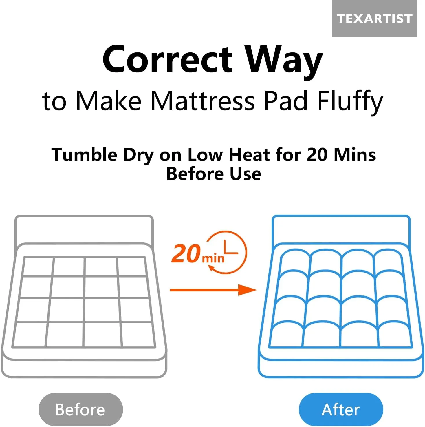 King Mattress Pad Quilted Fitted Mattress Cover Pillow Top Mattress Topper Breathable Mattress Protector with 8-21 Inch Deep Pocket