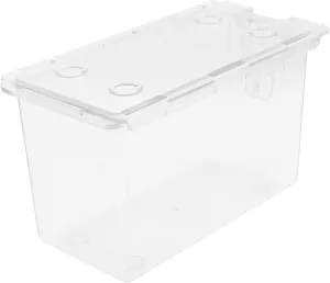 Kisangel Acrylic Poker Cards Holder Small Jewelry Organizing Box Playing Card Storage Case Poker Deck Holder Compact