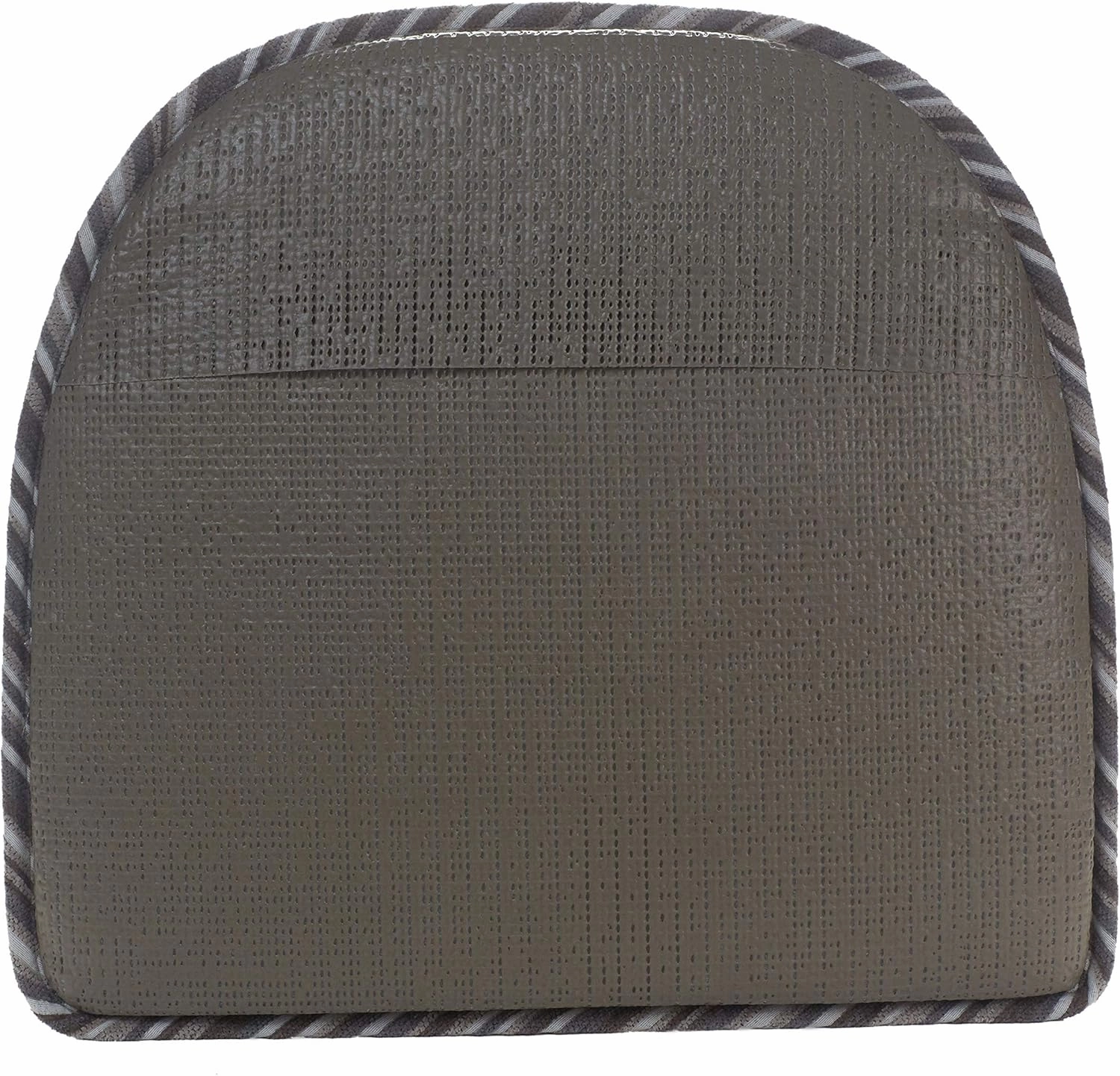 Klear Vu Raindrop The Gripper Non Slip Chair Cushions, Soft & Comfortable Seat Pad, Sitting Pillow for Kitchen, Dining or Office, Driftwood Stripe, 4 Count (Pack of 1)