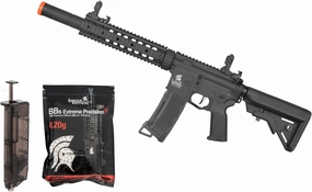 Lancer Tactical Gen 3 Nylon Polymer M4 SD AEG Airsoft Rifle with Speedloader and BBS