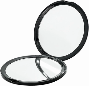 Led Lighted Vintage Folding Makeup Mirror 10x Magnification Compact for Women for Travel
