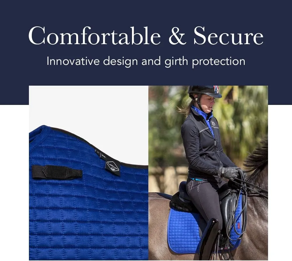 LeMieux Dressage Cotton Square Saddle Pad - Saddle Pads for Horses - Equestrian Riding Equipment and Accessories
