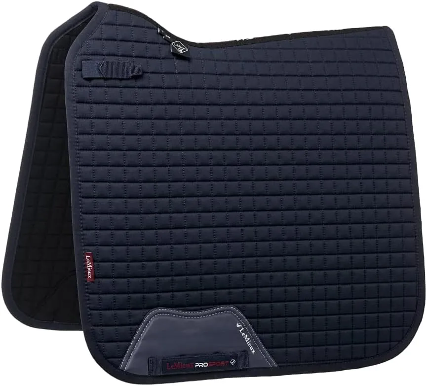 LeMieux Dressage Cotton Square Saddle Pad - Saddle Pads for Horses - Equestrian Riding Equipment and Accessories