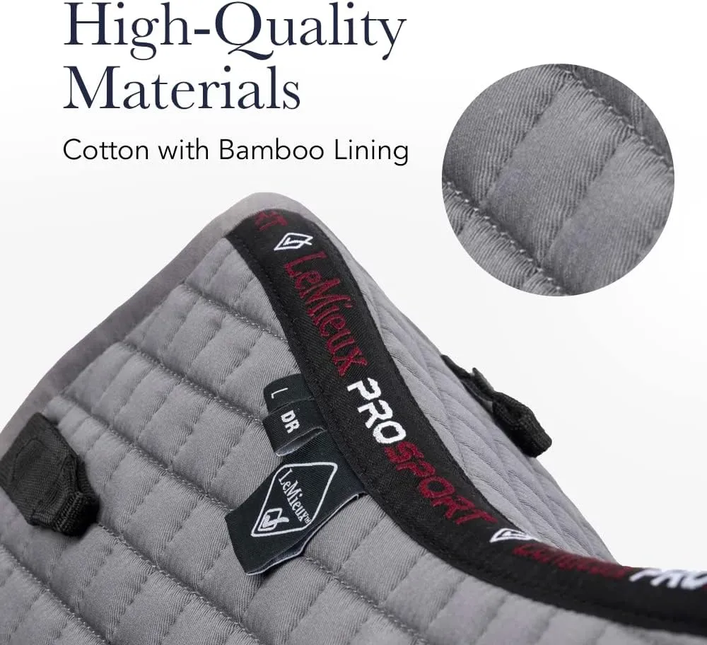 LeMieux Dressage Cotton Square Saddle Pad - Saddle Pads for Horses - Equestrian Riding Equipment and Accessories