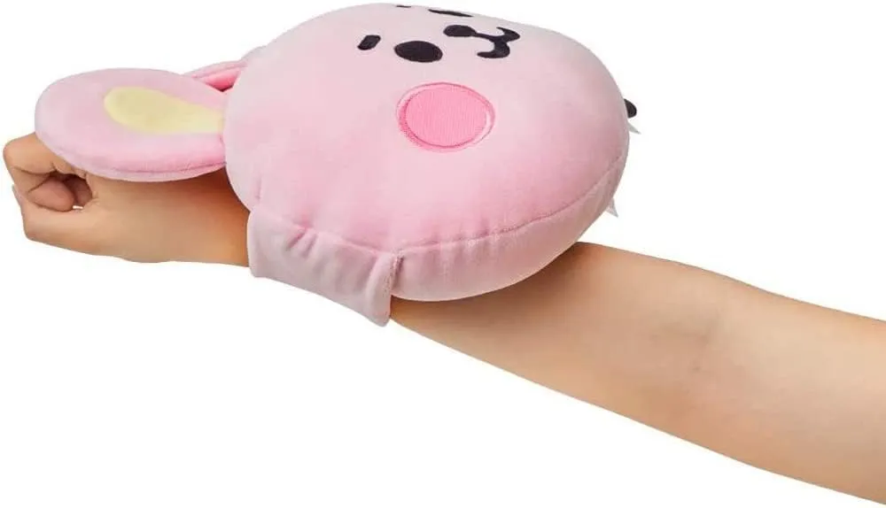 Lerion Stuffed Animal Pillow Easter Bunny Baby Face Flat Cushion Doll Plush Small Plush Puppets Toy Boys Throw Pillow Cushion (Cooky)