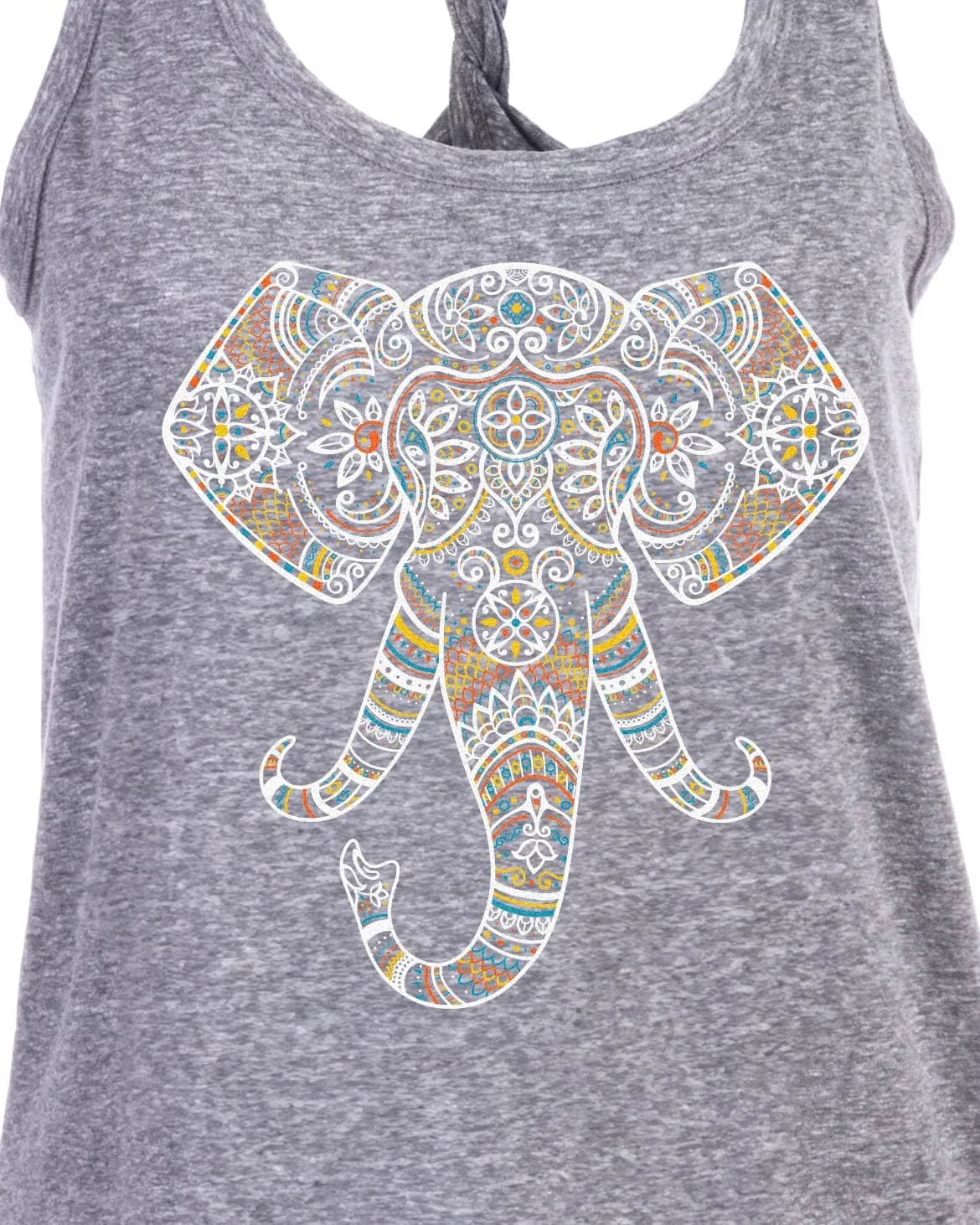 Let That Sh*t Go | Funny Zen Buddha Yoga Mindfulness Peace Hippy Women Racerback Tank Top