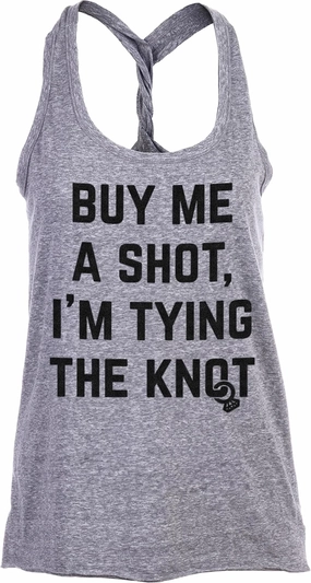 Let That Sh*t Go | Funny Zen Buddha Yoga Mindfulness Peace Hippy Women Racerback Tank Top