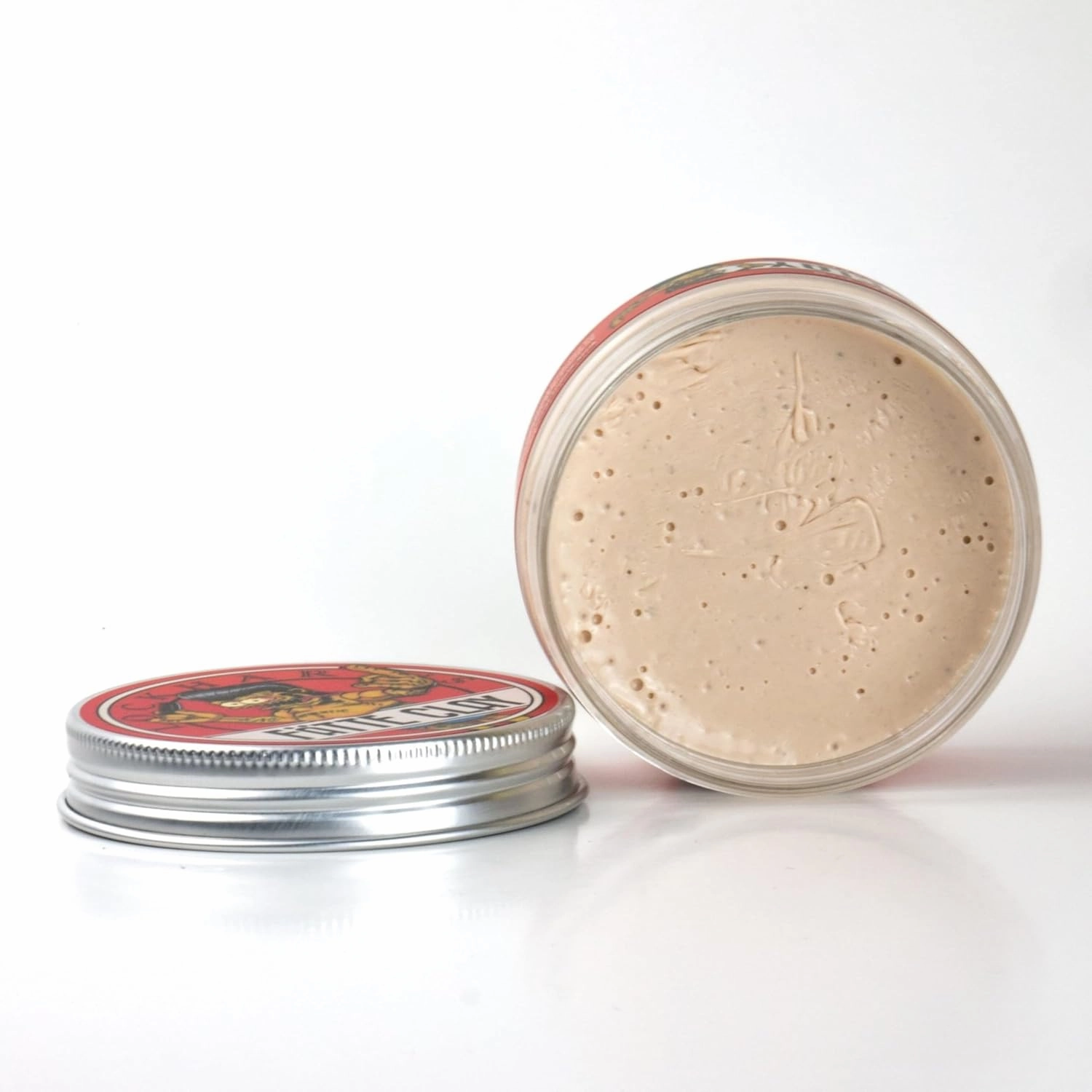 Lockhart’s Fätte Clay - Pomade For Men – All-Day Hold, Natural Finish, Insane Texture and Volume – Smooth, Easy Application - Wicked Hold Without The Crunchy Hair – Sandalwood Scent (3.4oz)