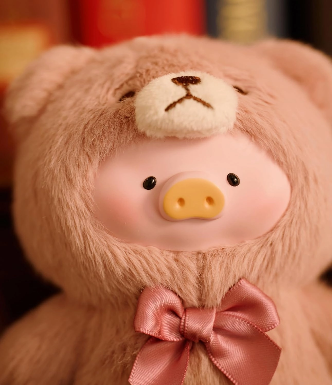 Lulu The Piggy Pig Vintage Bear Blind Box Figures 1PC Plush Pendant Cute Collectible Toys Birthday Gifts