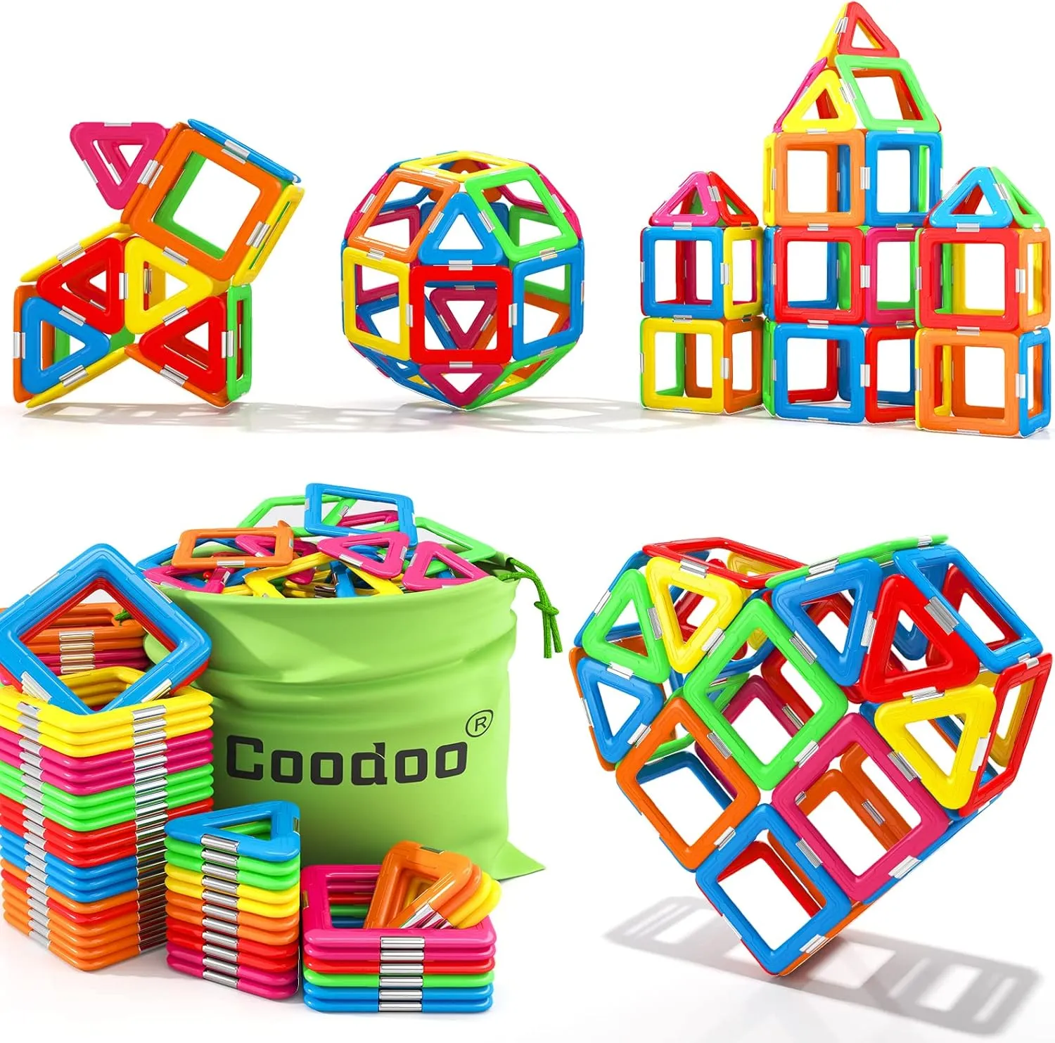 Magnetic Building Blocks STEM Toy for Kids 3  - Endless Educational Play Value