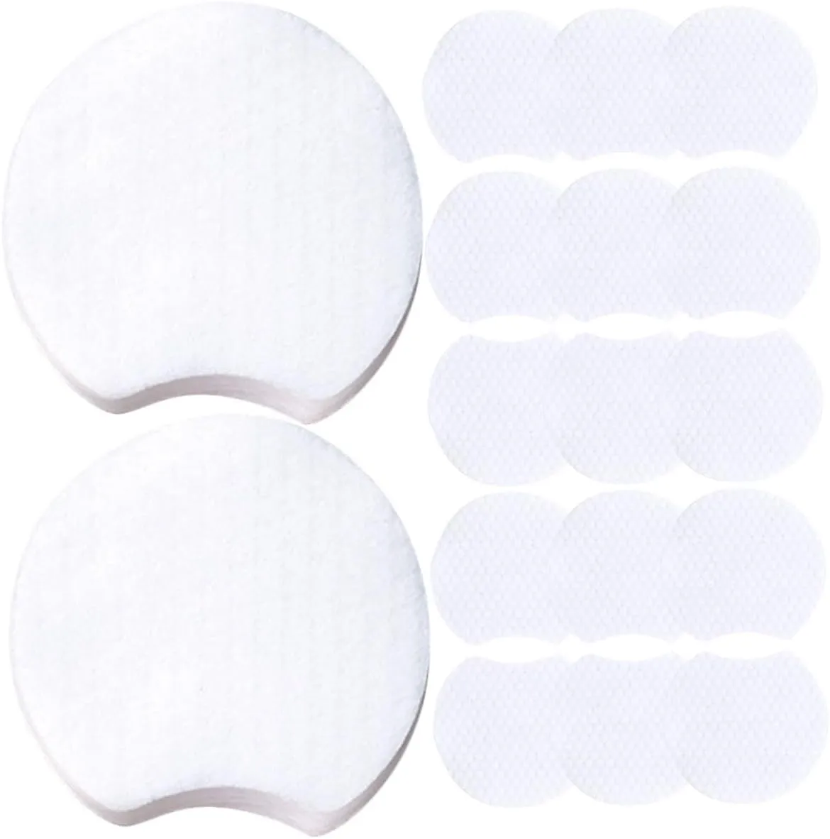 Makeup Cleaning Pads Thick Semicircular Cotton Facial Pads Soft Non-Woven
