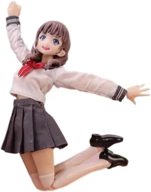 Manatee Industry 1/12 Scale Anime Style Cute Girls Yua 6 inch Woman Action Figure