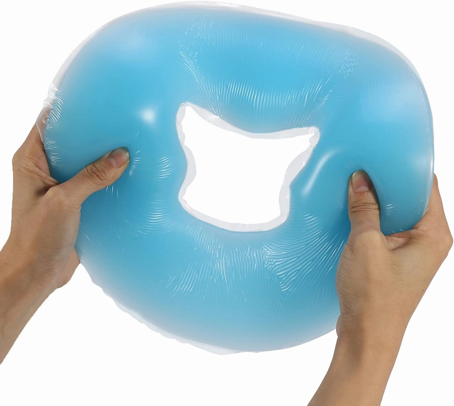 Massage face Gel,Silicone ow, Silicone ow Soft Massage Overlay Face Relax Cushion Pad Face Relax ow Headrest SPA Beauty Salon Skin Care (Sky Blue)