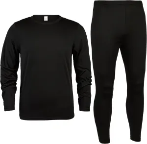 Men's Ultra-Soft Brushed Thermal Base Layer Set – 2-Piece Moisture-Wicking Warm Underwear for Cold Weather