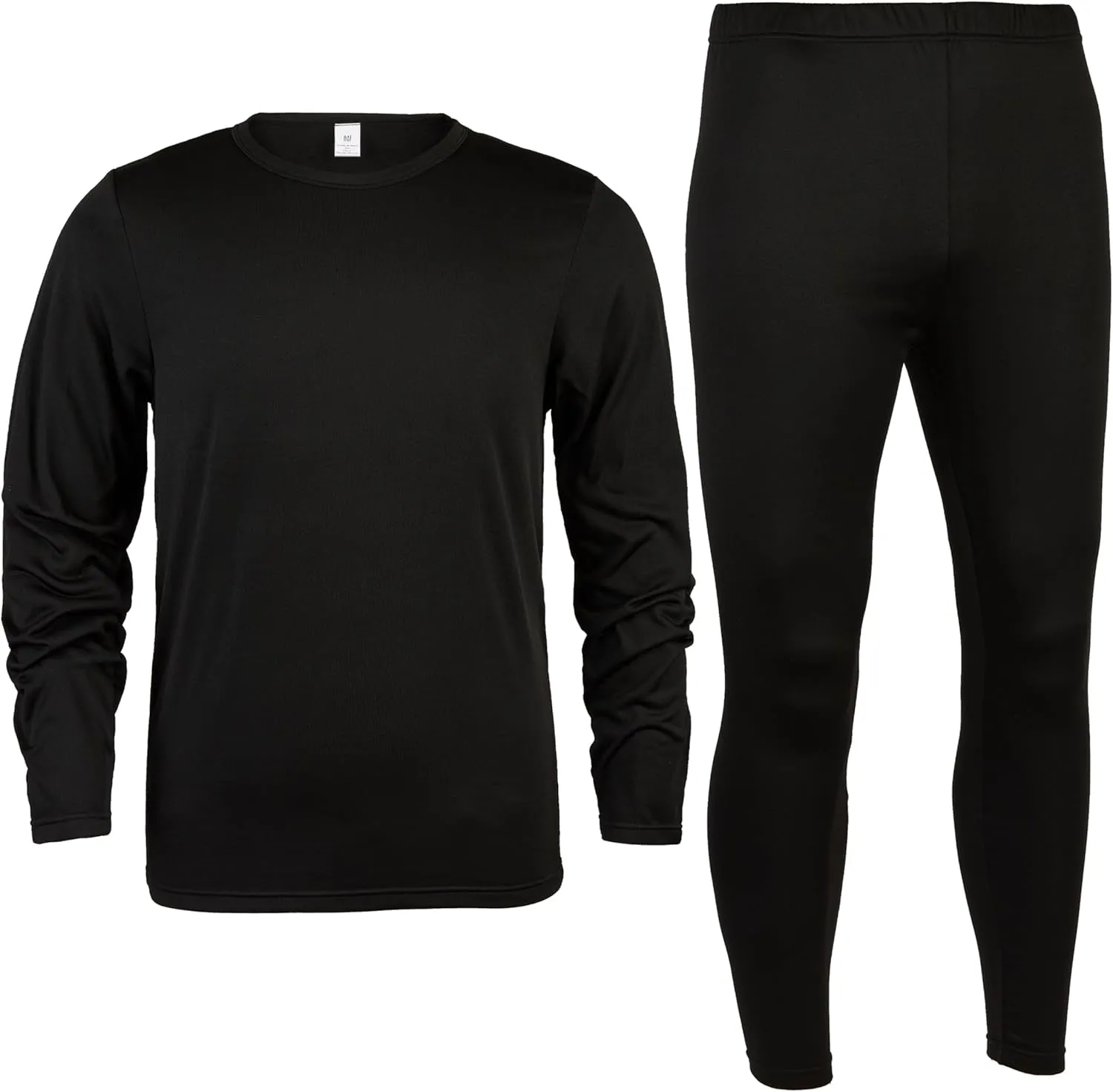 Men's Ultra-Soft Brushed Thermal Base Layer Set – 2-Piece Moisture-Wicking Warm Underwear for Cold Weather