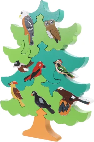 Milisten 1 Set Bird Tree Educational for Interactive Cartoon for Preschool Learning Cognitive Development and Creativity Boosting Present