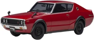 Mini Cars Replica 1:18 for Nissan Skyline GTR KPGC110 Replica Metal Car Model Collection Space Display Decoration Race Car Birthday Party Decorations