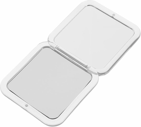 Mini Square Folding Makeup Mirror 7X Magnification Compact Travel Mirror for Purse Daily Use