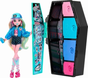 Monster High Skulltimate Secrets Doll & Clothes Accessories Set, Lagoona Blue with Dress-Up Locker & 19  Surprises