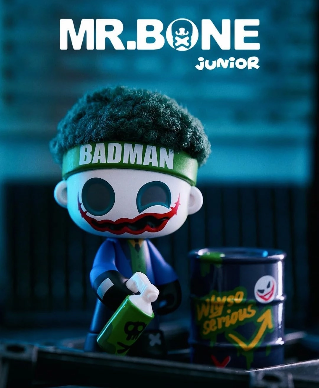 Mr Bone Junior Series 2 Live in A Zombie World Blind Box Figures 9PCs Cute Collectible Toys Home Decorations,Halloween Holiday Birthday Gifts
