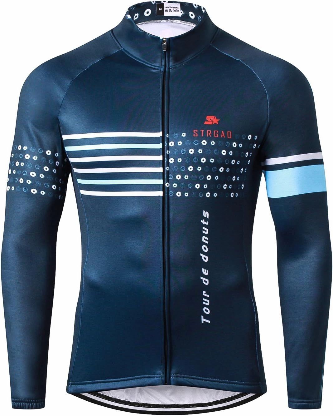 MR Strgao Men's Cycling Winter Thermal Jacket Windproof Long Sleeves Bike Jersey Bicycle Coat