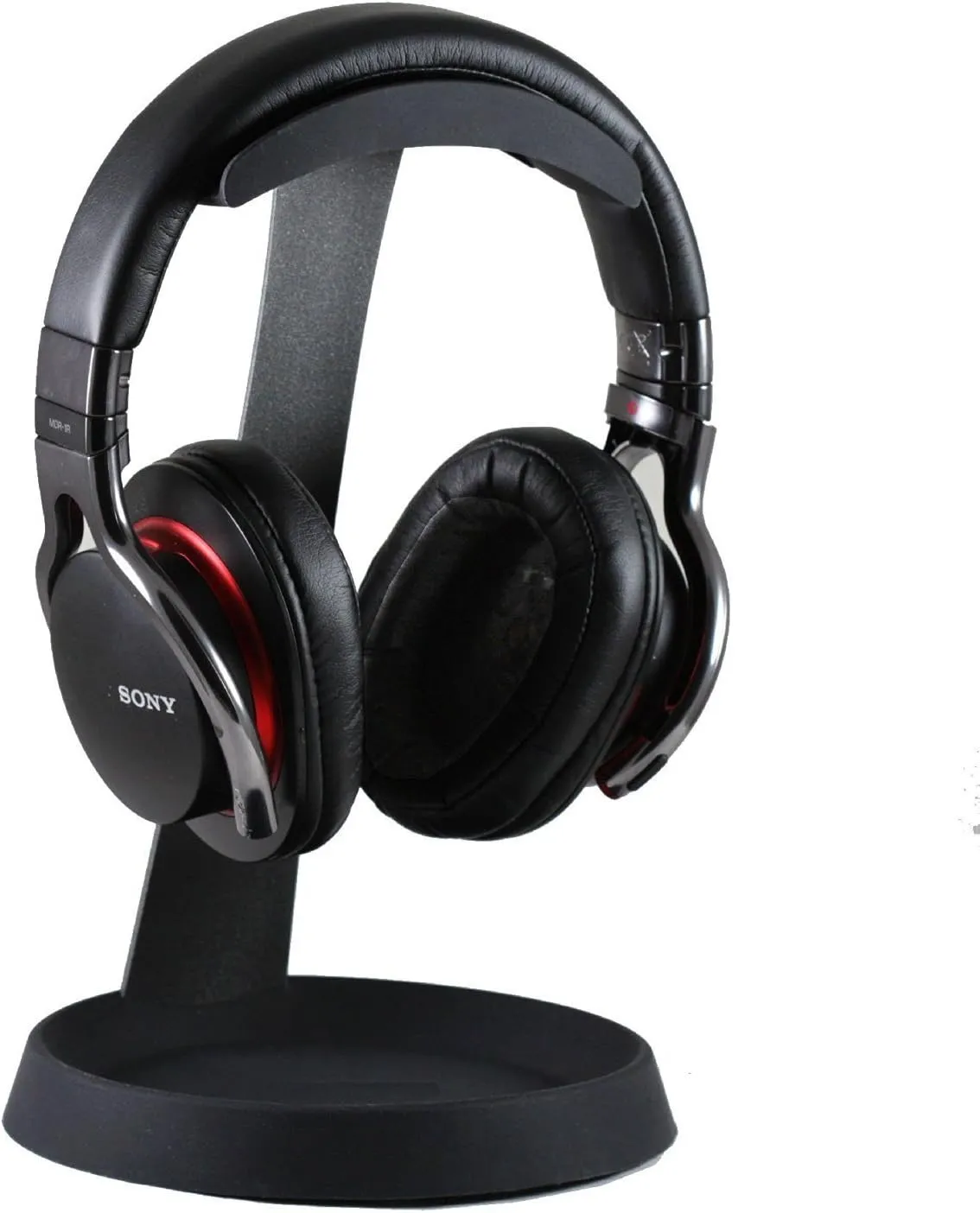Navitech Steel On Ear & Over Ear Wireless/Bluetooth Headphones Stand Holder Compatible with The Bluedio T4 (Turbine) Active Noise Cancelling Over-Ear Swiveling Wireless Bluetooth Headphones