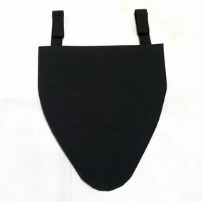 New Airsoft Paintball Tactical Molle Protector Groin Panel Pad W/Insert Soft EVA Dummy Plate Nylon Black