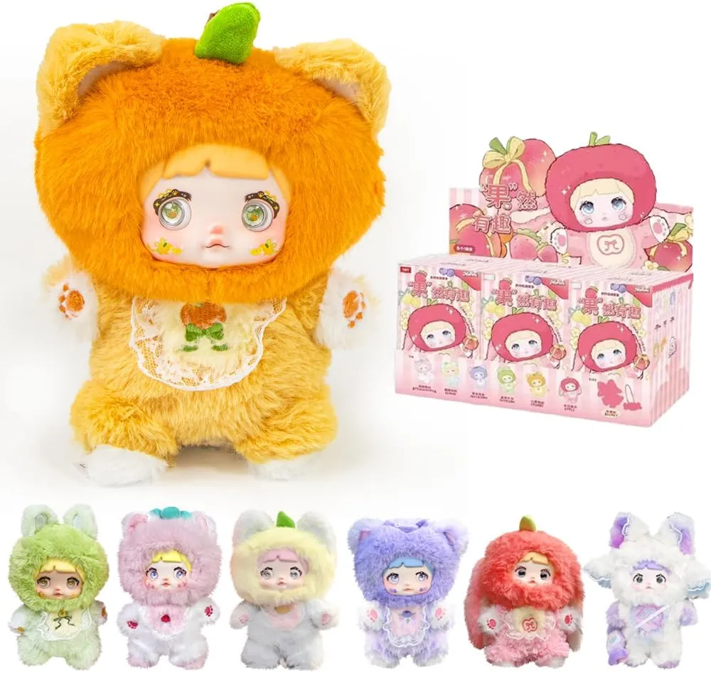 Nommi Interesting Fruit Series Plush Blind Box Cute Figures Collectible Toys Birthday Gifts (Whole Set)