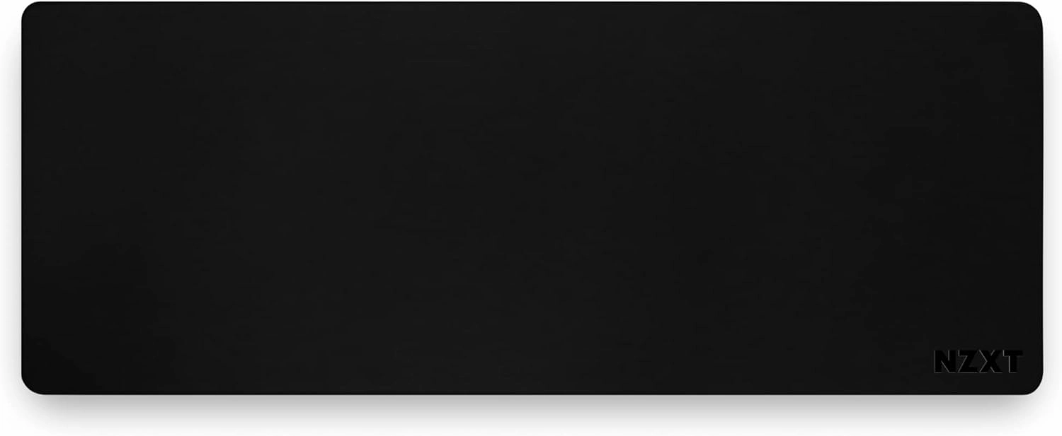 NZXT Mouse Pad MXL900 - MM-XXLSP-BL - 900MM X 350MM - Stain Resistant Coating - Low-Friction Surface - Soft and Smooth Surface - Non-Slip Rubber Base - Black