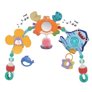 Ocean Stroller Arch Toy - Baby Crib Mobile Musical Toys - Sensory Toy - Baby Travel Toy Activity Arch - Ideal for Newborn 0–24 Months - Maxibaby