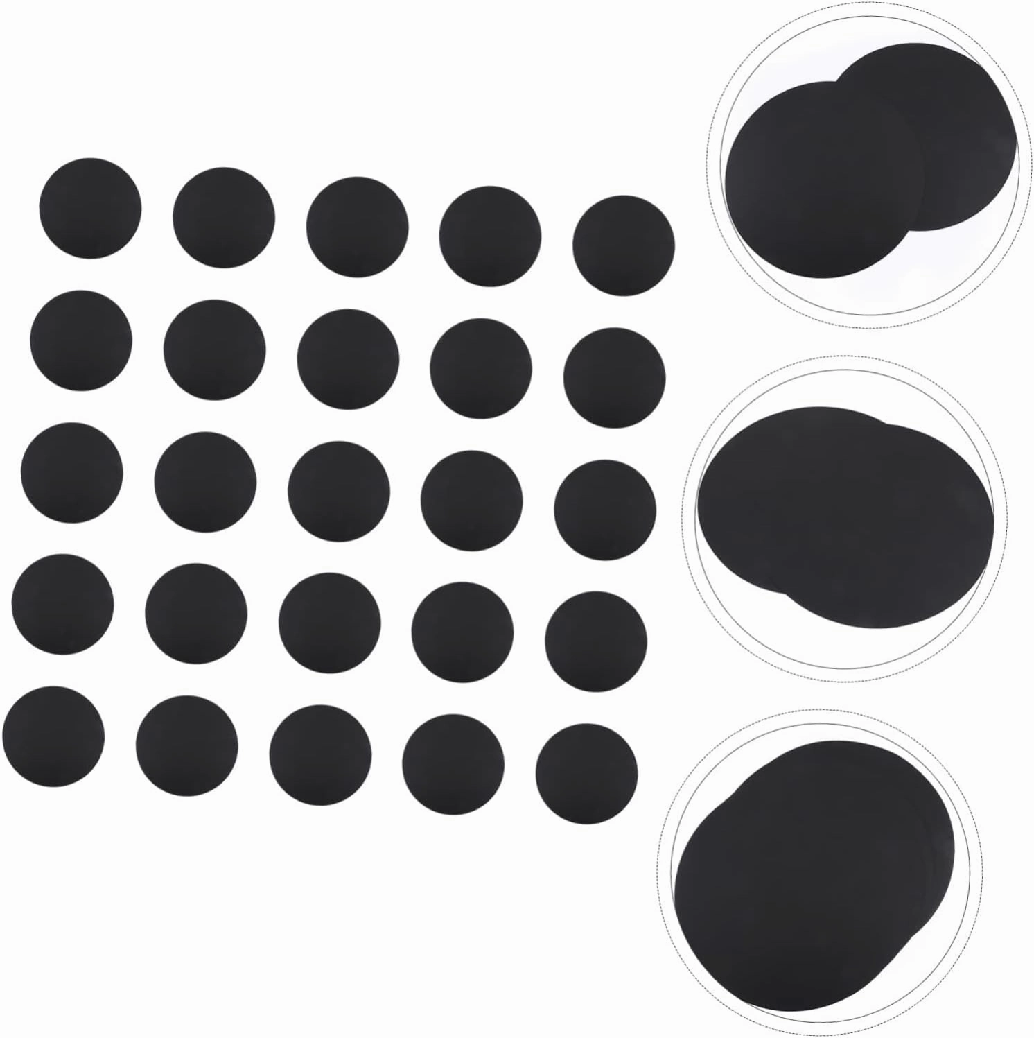 OHPHCALL 50pcs Round Kraft Paper Cards Art Paper for Sketching Drawing and Painting Projects Thick Cardboard for Creative Crafts and Mandala Art