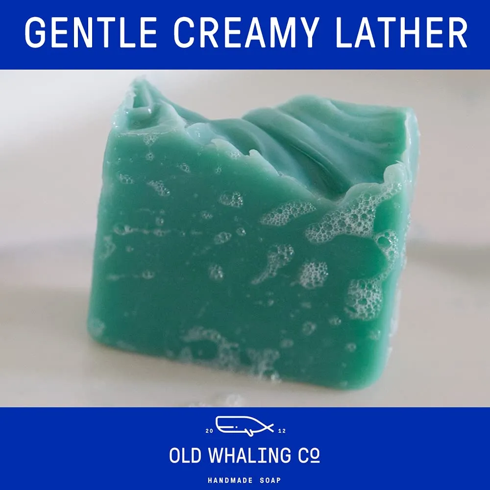 Old Whaling Co Seaberry and Rose Clay Handmade Bar Soap 4 Pack – Face, Hand and Body Wash - Moisturizing Olive Oil Bath Soap – Raspberry, Orange, Plum and Vanilla Scent, 5 oz Each