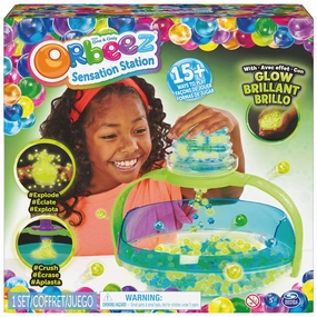 Orbeez Sensations Station Set - Glow in the Dark & Colourful Original Water Beads Kit for Creative Fun from 6 Years