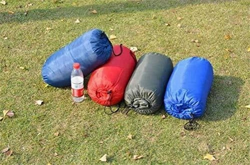 Outdoor Camping Envelope Sleeping Bag, Thermal Adult Winter Bag with Compression Straps, 9°C-15°C, Portable, for Hiking & Travel