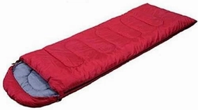 Outdoor Camping Envelope Sleeping Bag, Thermal Adult Winter Bag with Compression Straps, 9°C-15°C, Portable, for Hiking & Travel