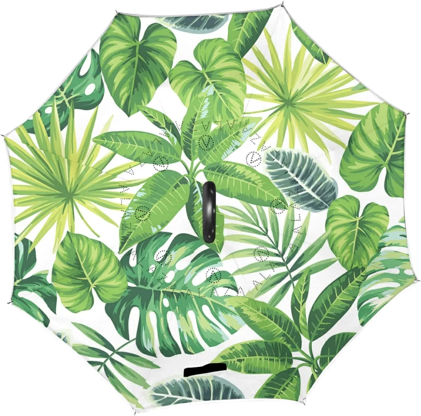 Oyihfvs Double Layer Inverted Umbrella, With C-Shaped Handle Windproof UV Proof Durable Parasol, For Men Women Outdoor Folding Rain Sun