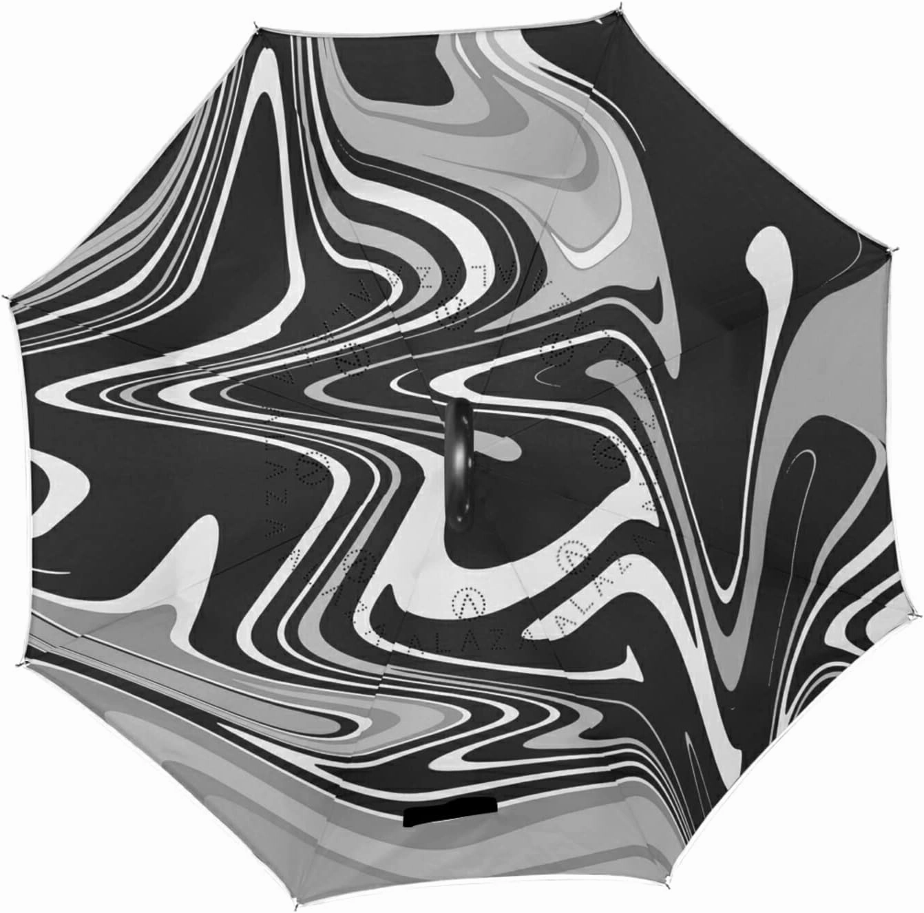 Oyihfvs Double Layer Inverted Umbrella, With C-Shaped Handle Windproof UV Proof Durable Parasol, For Men Women Outdoor Folding Rain Sun