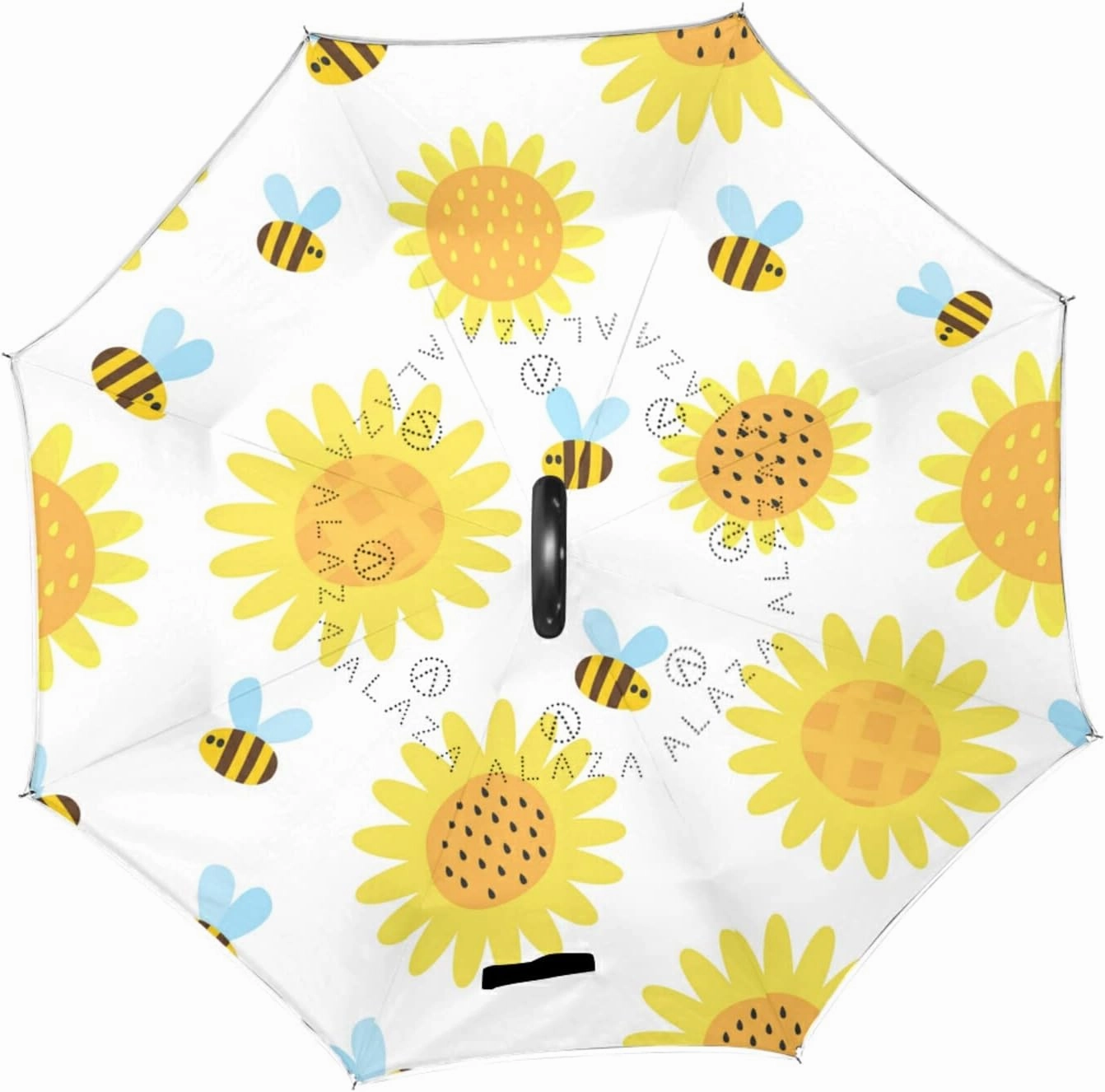 Oyihfvs Double Layer Inverted Umbrella, With C-Shaped Handle Windproof UV Proof Durable Parasol, For Men Women Outdoor Folding Rain Sun