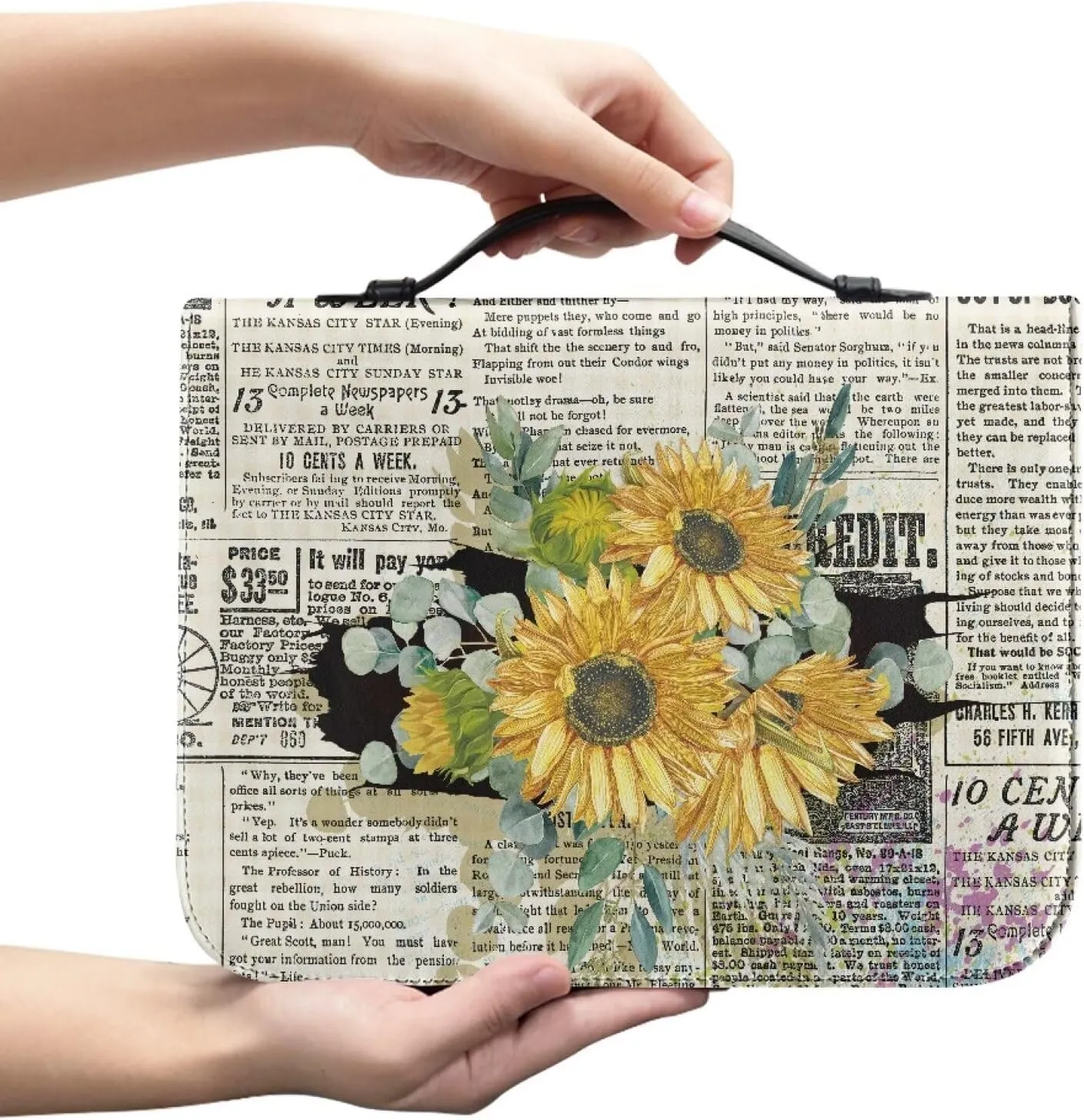 Personalized Bible Covers Bible Covers for Women Men with Pockets Extra Large Bible Case